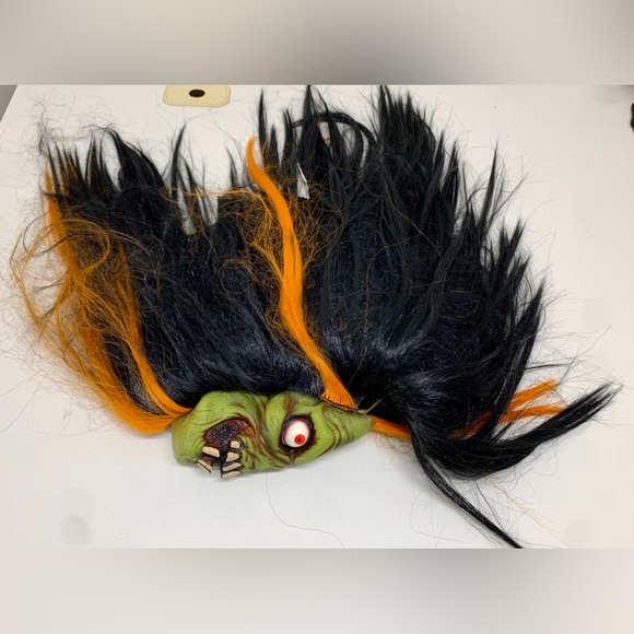 Y2K Vintage Adult One Size Rubber Shrunken Head Mask - Picture 13 of 16